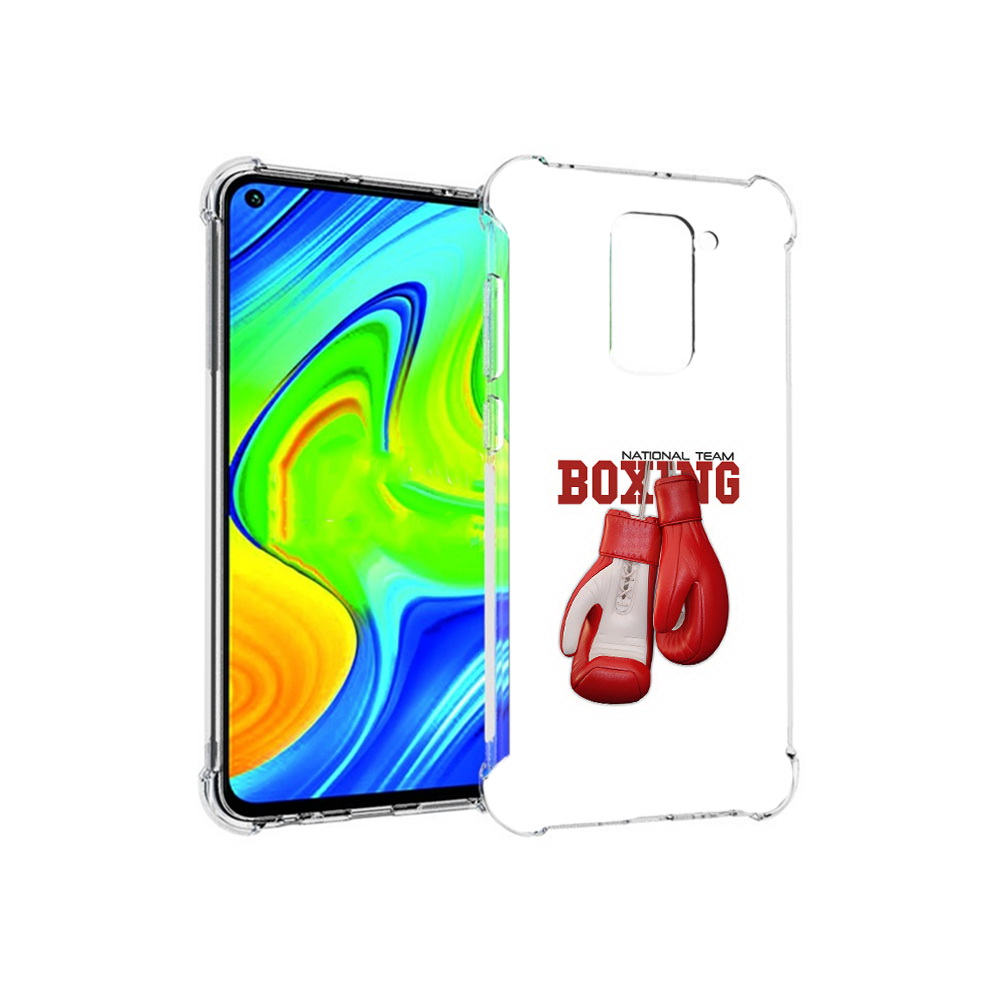 

Чехол MyPads Tocco для Xiaomi Redmi Note 9 боксерские перчатки (PT150805.258.244), Прозрачный, Tocco