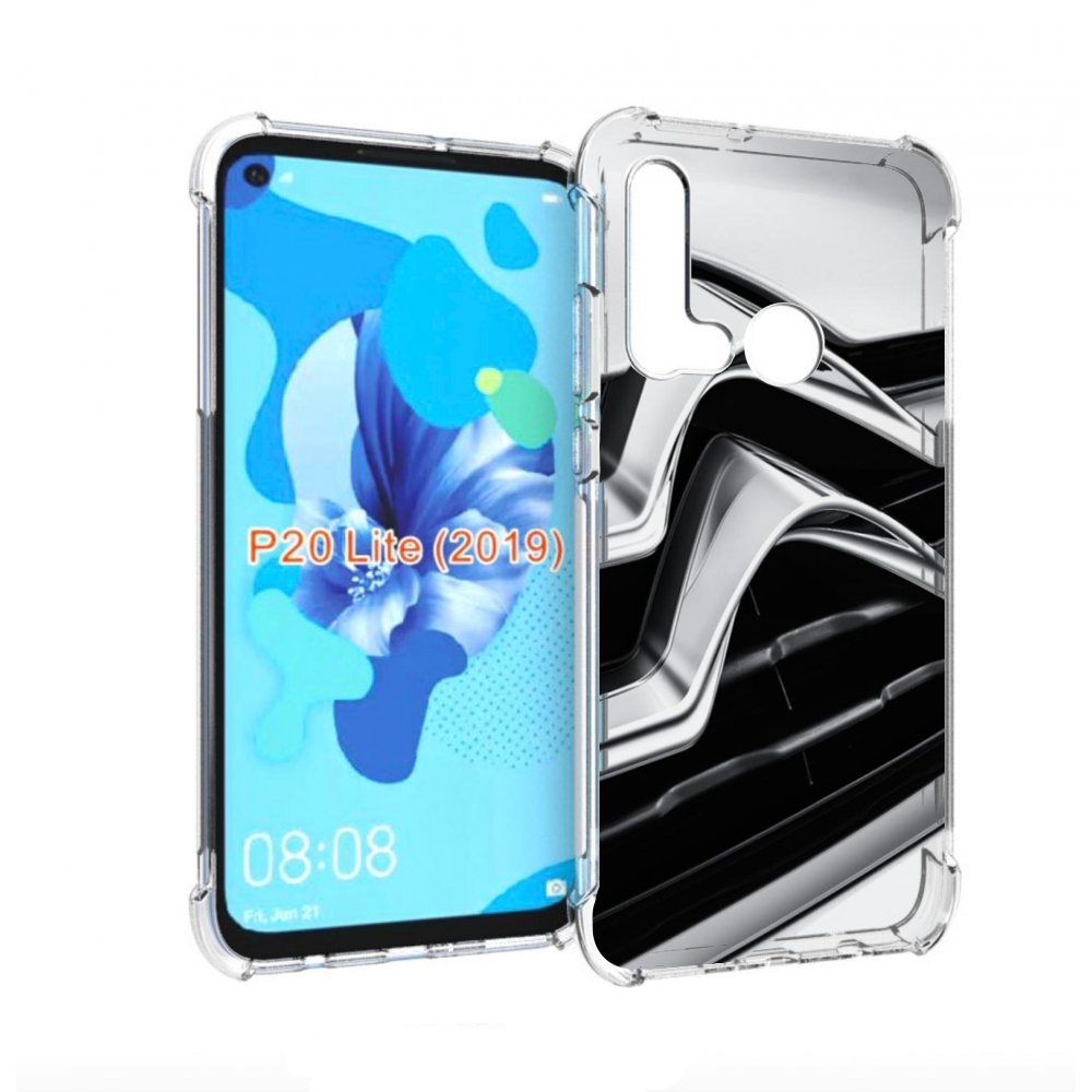 

Чехол бампер MyPads citroen-ситроен мужской для Huawei P20 Lite, Прозрачный, Tocco