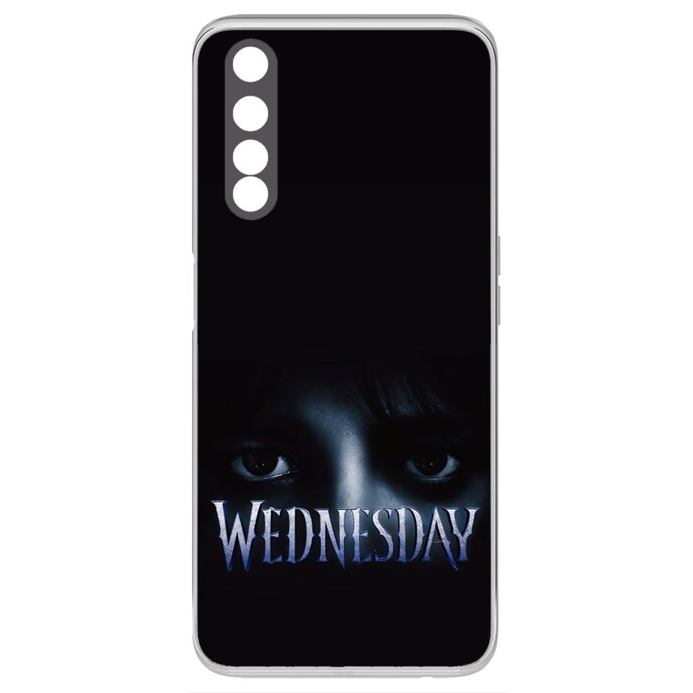 

Чехол-накладка Krutoff Clear Case Уэнсдей Аддамс - Логотип для Realme 6