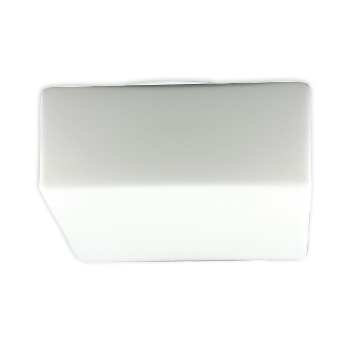 

Настенно-потолочный светильник ЭЛЕТЕХ Квадро 240 НПО 22-2х60-211 опал матовый