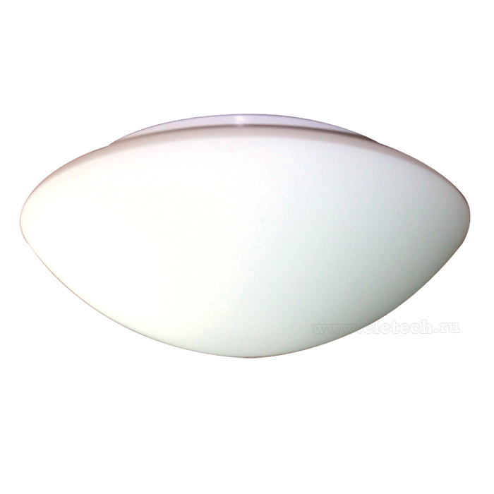 

Настенно-потолочный светильник ЭЛЕТЕХ Полусфера Б 300 НПО 22-2х60-210 опал матовый