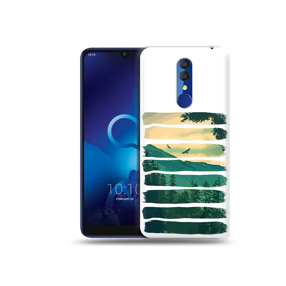 

Чехол MyPads Tocco для Alcatel 3L 5039D (2019) Лесная чаща (PT227139.667.107), Прозрачный, Tocco