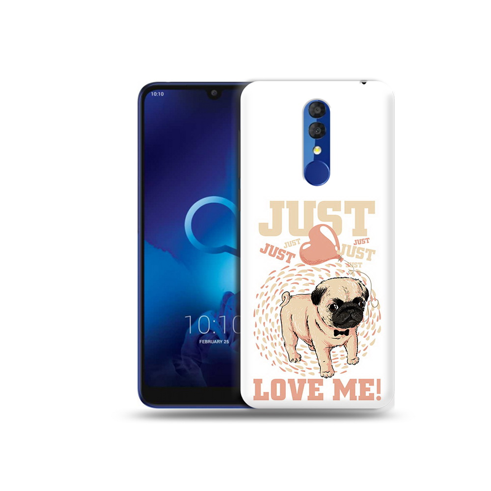 

Чехол MyPads Tocco для Alcatel 3L 5039D (2019) Люби меня (PT227139.667.109), Прозрачный, Tocco