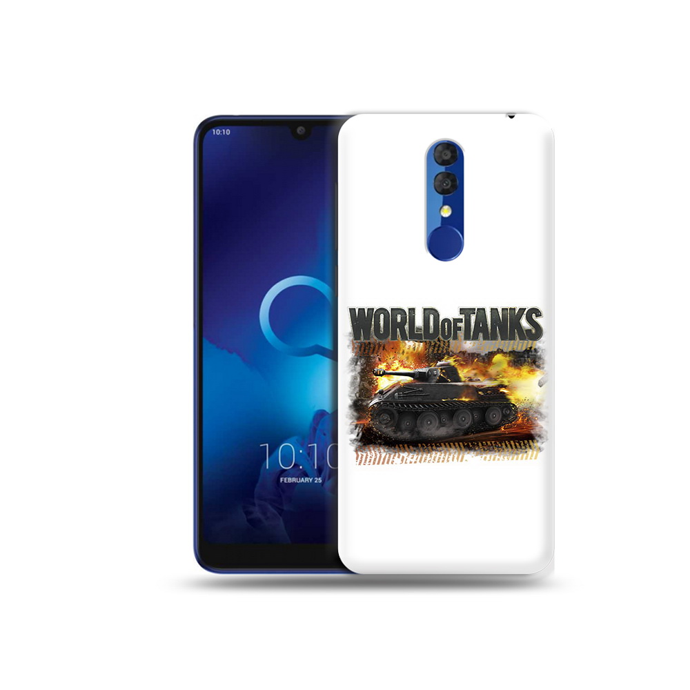 

Чехол MyPads Tocco для Alcatel 3L 5039D (2019) Мир танков-2 (PT227139.667.118), Прозрачный, Tocco