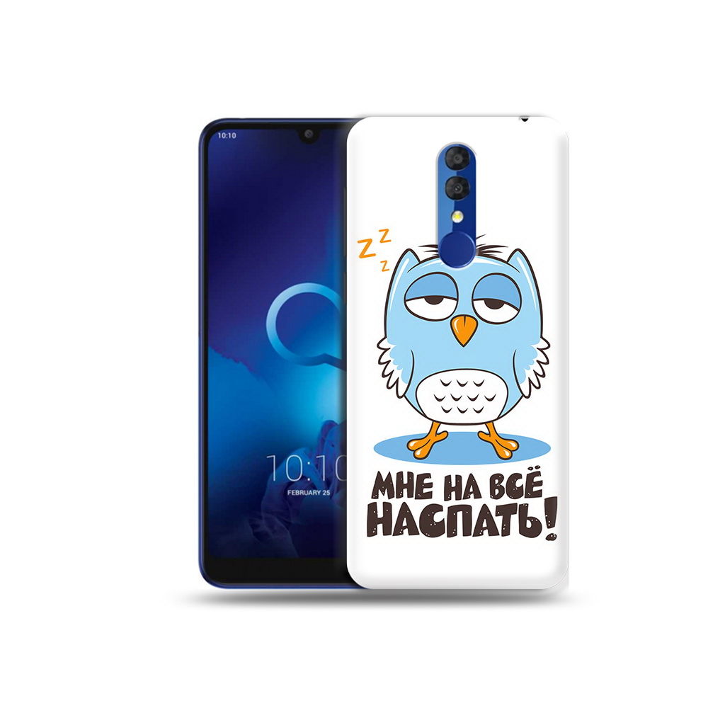 

Чехол MyPads Tocco для Alcatel 3L 5039D (2019) Мне на все наспать (PT227139.667.120), Прозрачный, Tocco