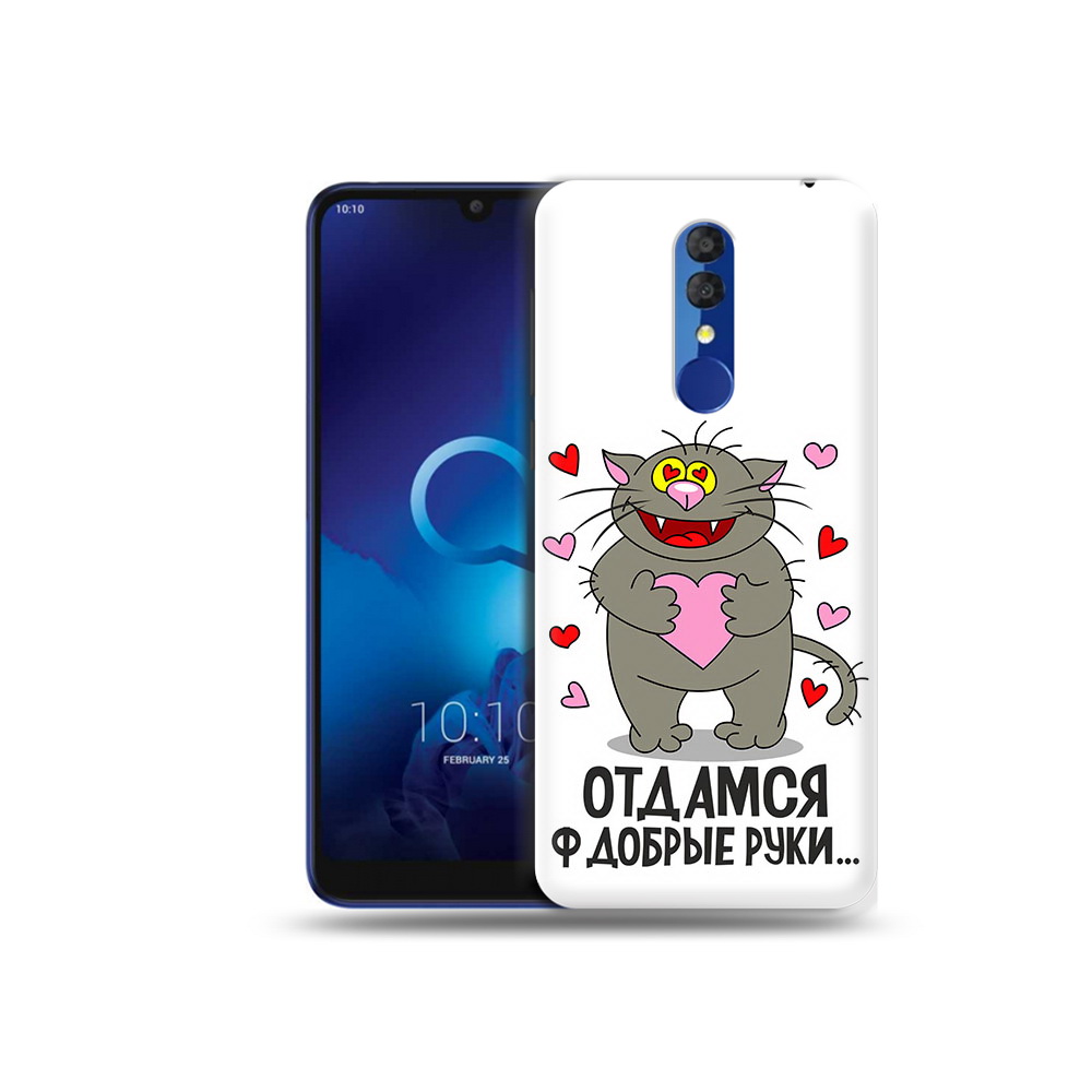 

Чехол MyPads Tocco для Alcatel 3L 5039D (2019) Отдамся в добрые руки (PT227139.667.128), Прозрачный, Tocco