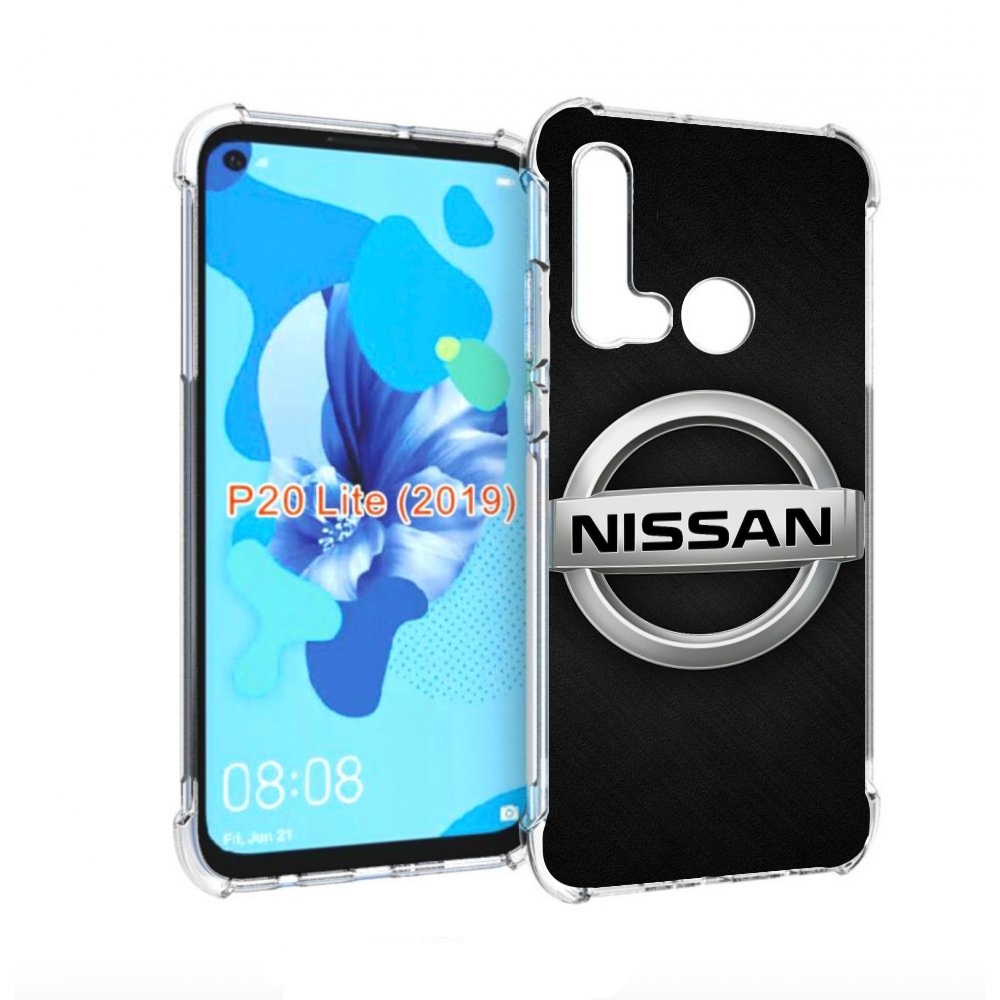 

Чехол бампер MyPads nissan ниссан 2 мужской для Huawei P20 Lite, Прозрачный, Tocco