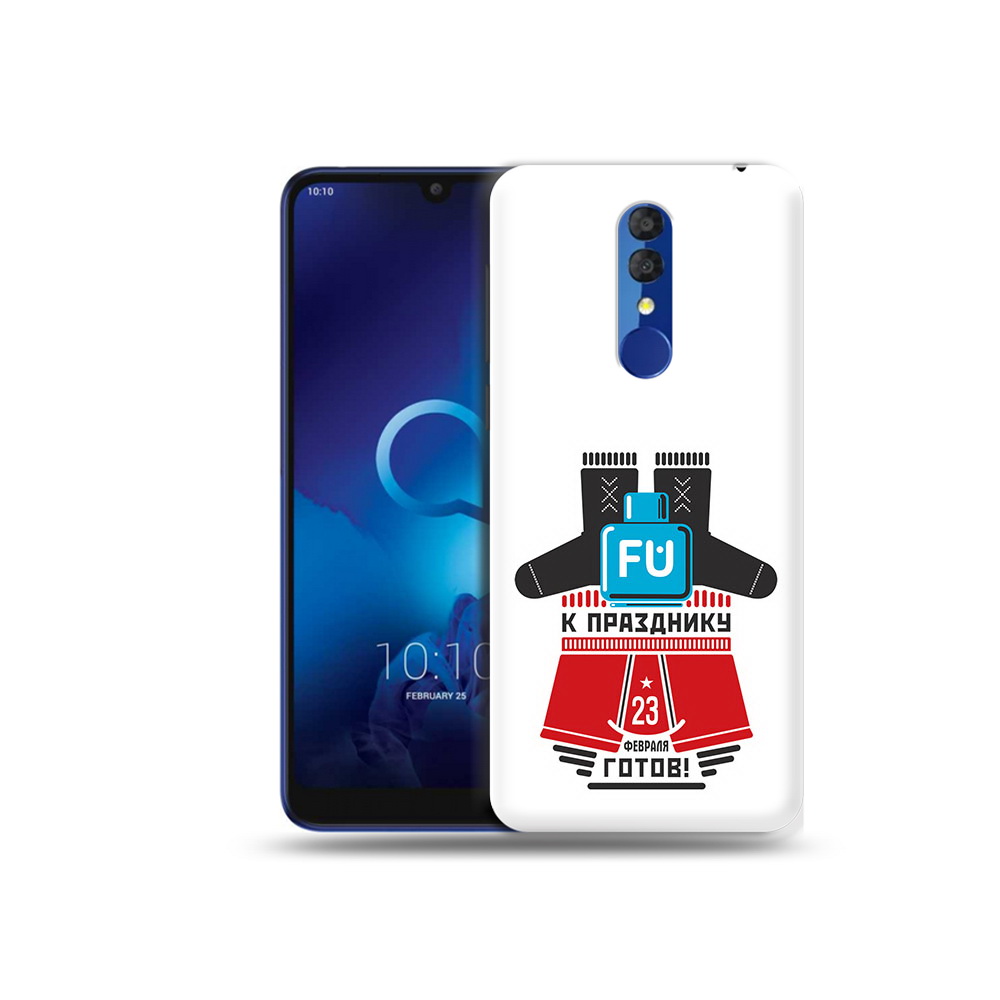 Чехол MyPads Tocco для Alcatel 3L 5039D (2019) 23 февраля подарки к празднику