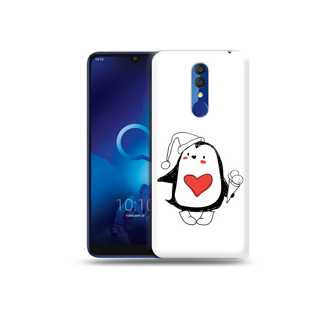 

Чехол MyPads Tocco для Alcatel 3L 5039D (2019) Пингвин с мороженым (PT227139.667.135), Прозрачный, Tocco