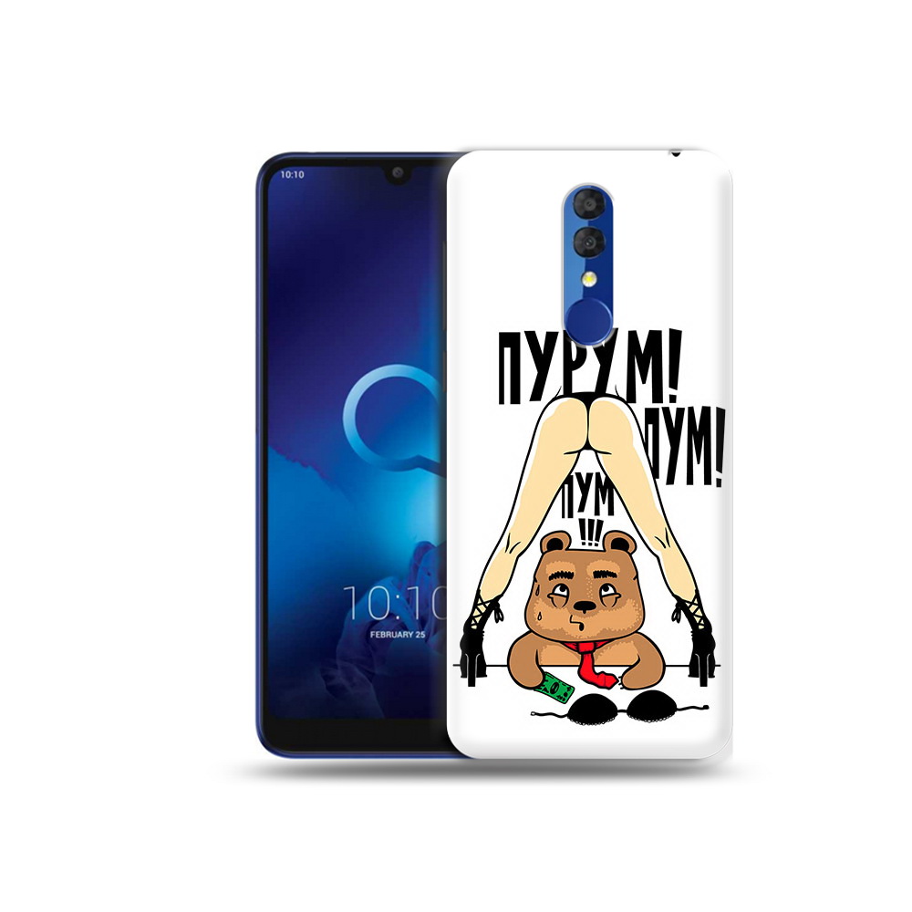 

Чехол MyPads Tocco для Alcatel 3L 5039D (2019) Пурум пум пум (PT227139.667.140), Прозрачный, Tocco
