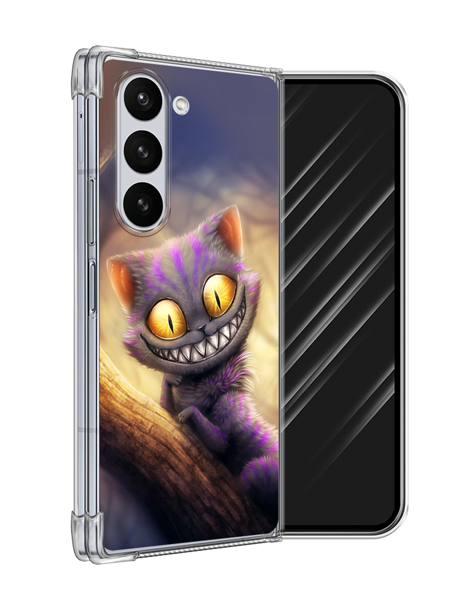 

Чехол Awog на Samsung Galaxy Z Fold 6 "Cheshire Cat", Фиолетовый;желтый, 2109850-1