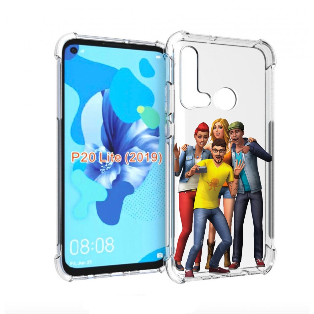 

Чехол бампер MyPads sims для Huawei P20 Lite (2019), Прозрачный, Tocco