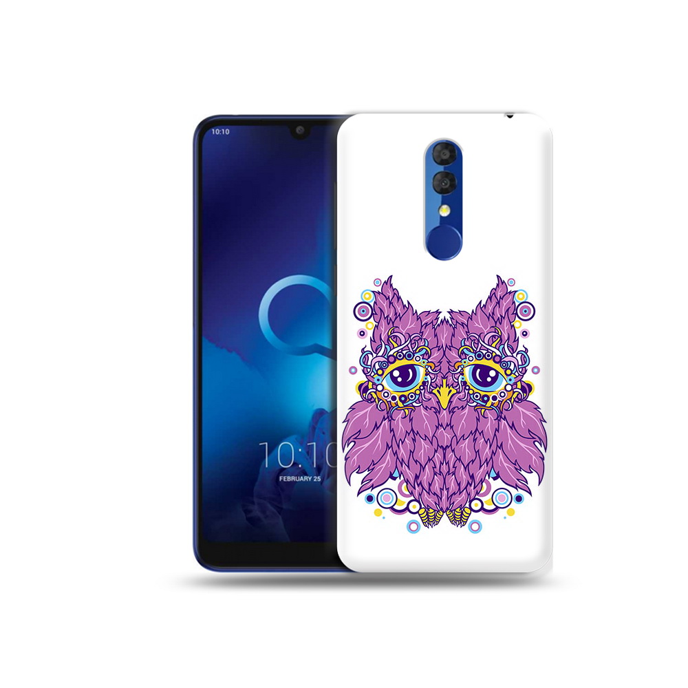 

Чехол MyPads Tocco для Alcatel 3L 5039D (2019) Розовая сова (PT227139.667.147), Прозрачный, Tocco