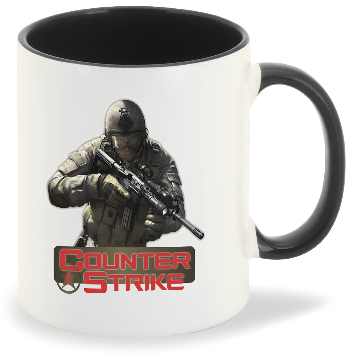 

Кружка черная CoolPodarok Counter Strike2