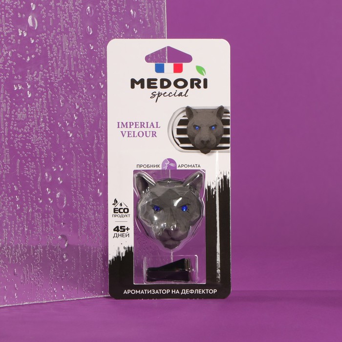 

Ароматизатор в машину 9422268 Medori Imperial Velour Пантера