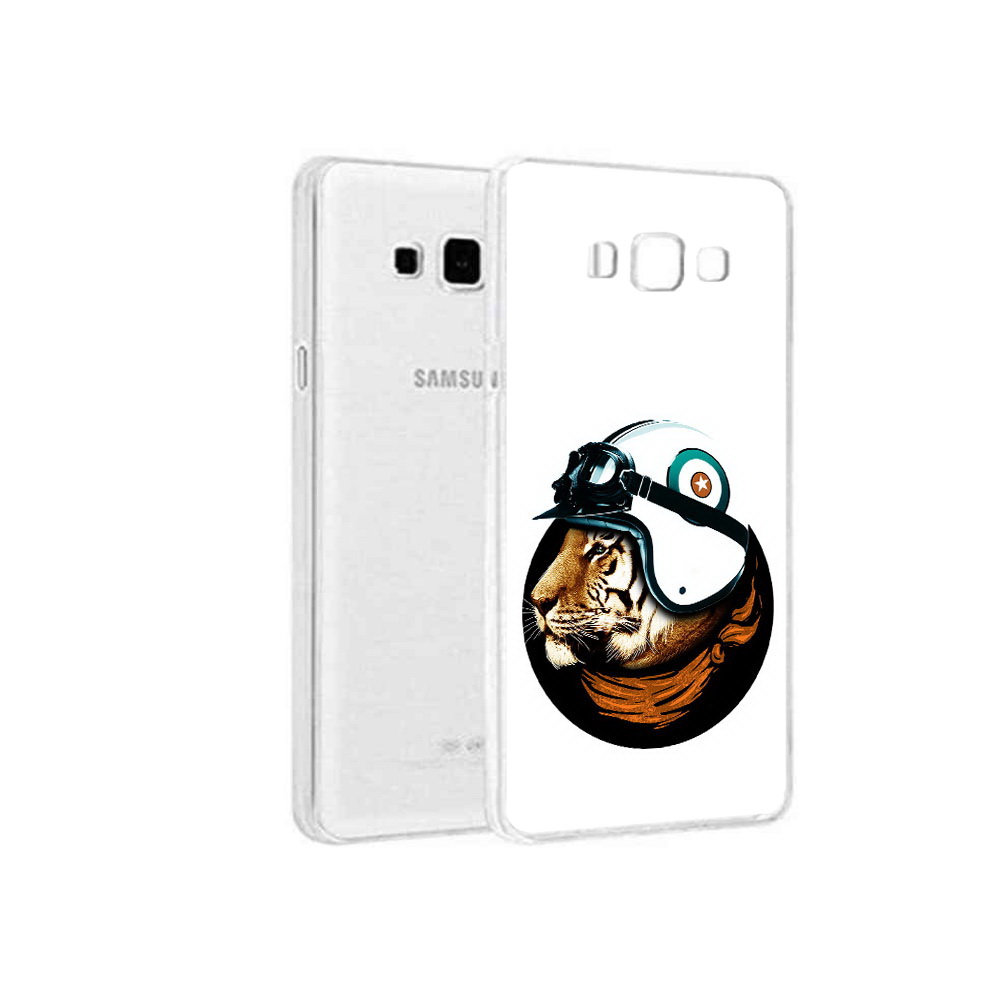 

Чехол MyPads Tocco для Samsung Galaxy A5 (2015) Тигр в шлеме, Прозрачный, Tocco