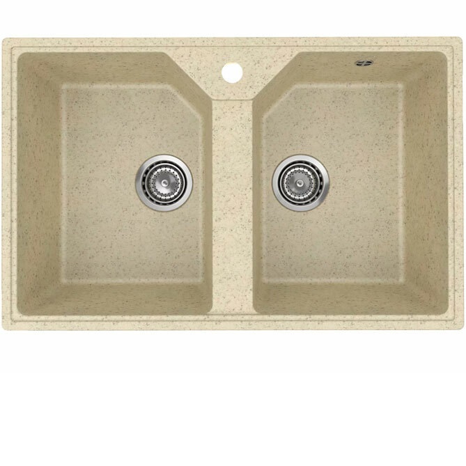 

Мойка Suragran Standart ST-7749 BE (2 чаши 770*490мм) Слоновая кость, Бежевый, ST-7749