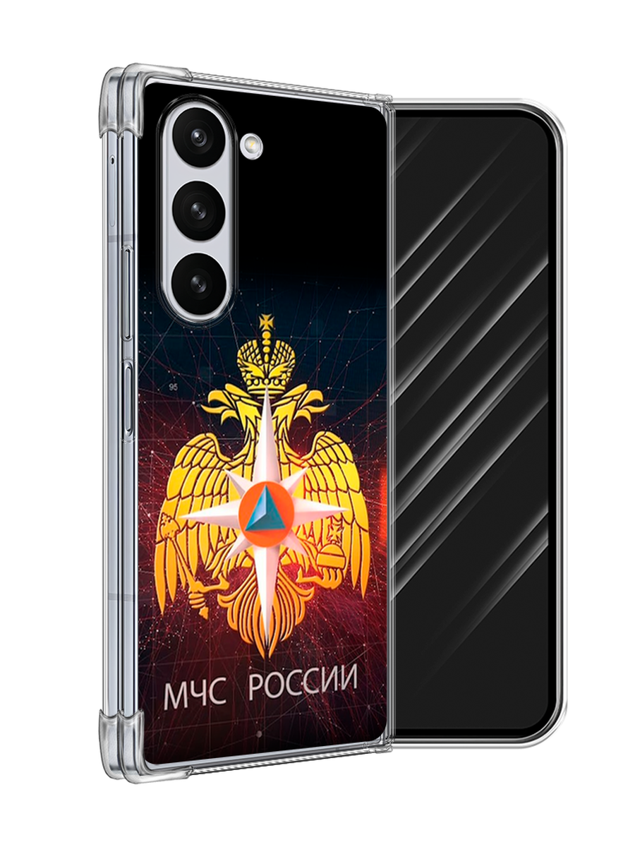 

Чехол Awog на Samsung Galaxy Z Fold 6 "МЧС России", Черный;желтый;красный, 2109850-1
