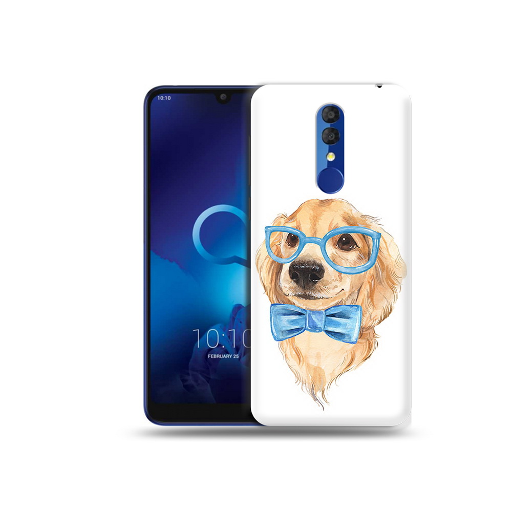 

Чехол MyPads Tocco для Alcatel 3L 5039D (2019) Собака интеллигент (PT227139.667.159), Прозрачный, Tocco