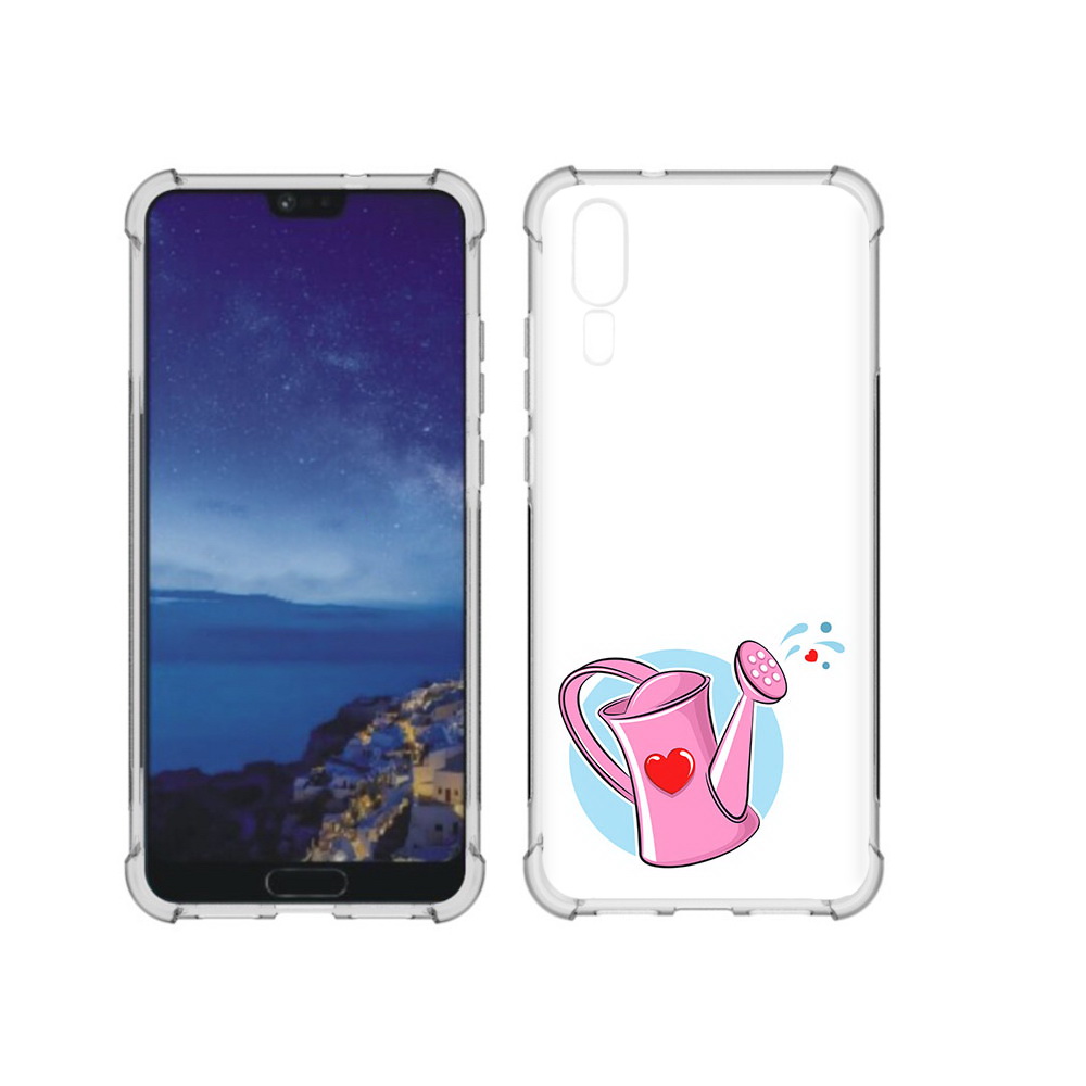 

Чехол MyPads Tocco для Huawei P20 Лейка любви 14 февраля (PT108006.52.103), Прозрачный, Tocco