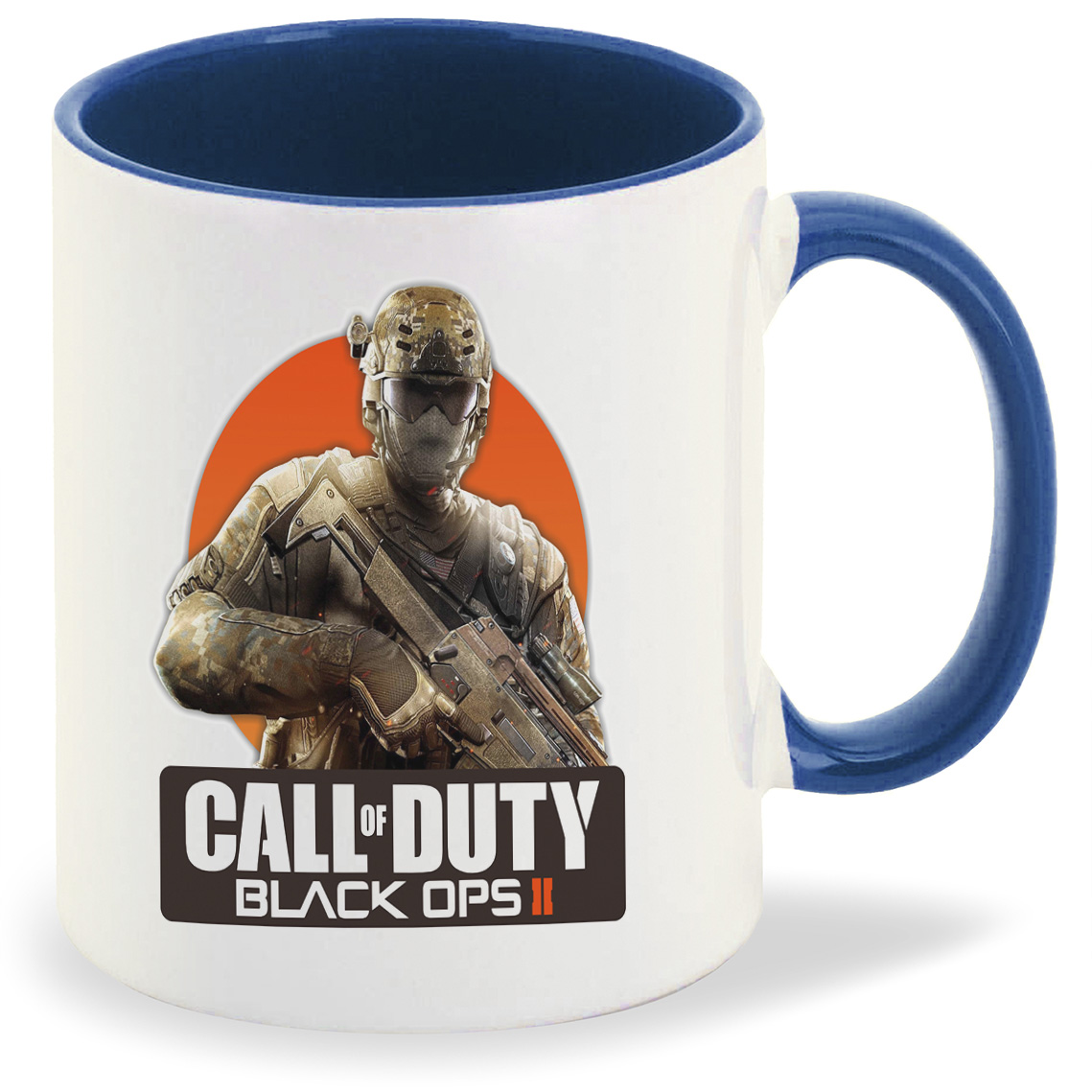 

Кружка лазурная CoolPodarok Call of duty. Black ops