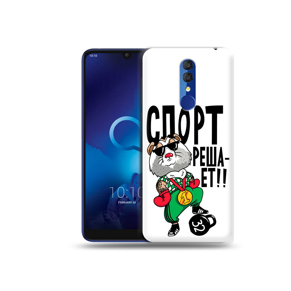 

Чехол MyPads Tocco для Alcatel 3L 5039D (2019) Спорт решает (PT227139.667.161), Прозрачный, Tocco