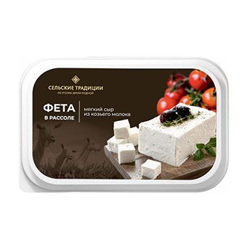 

Сыр рассольный Сельские Традиции Фета из козьего молока 50% БЗМЖ 200 г