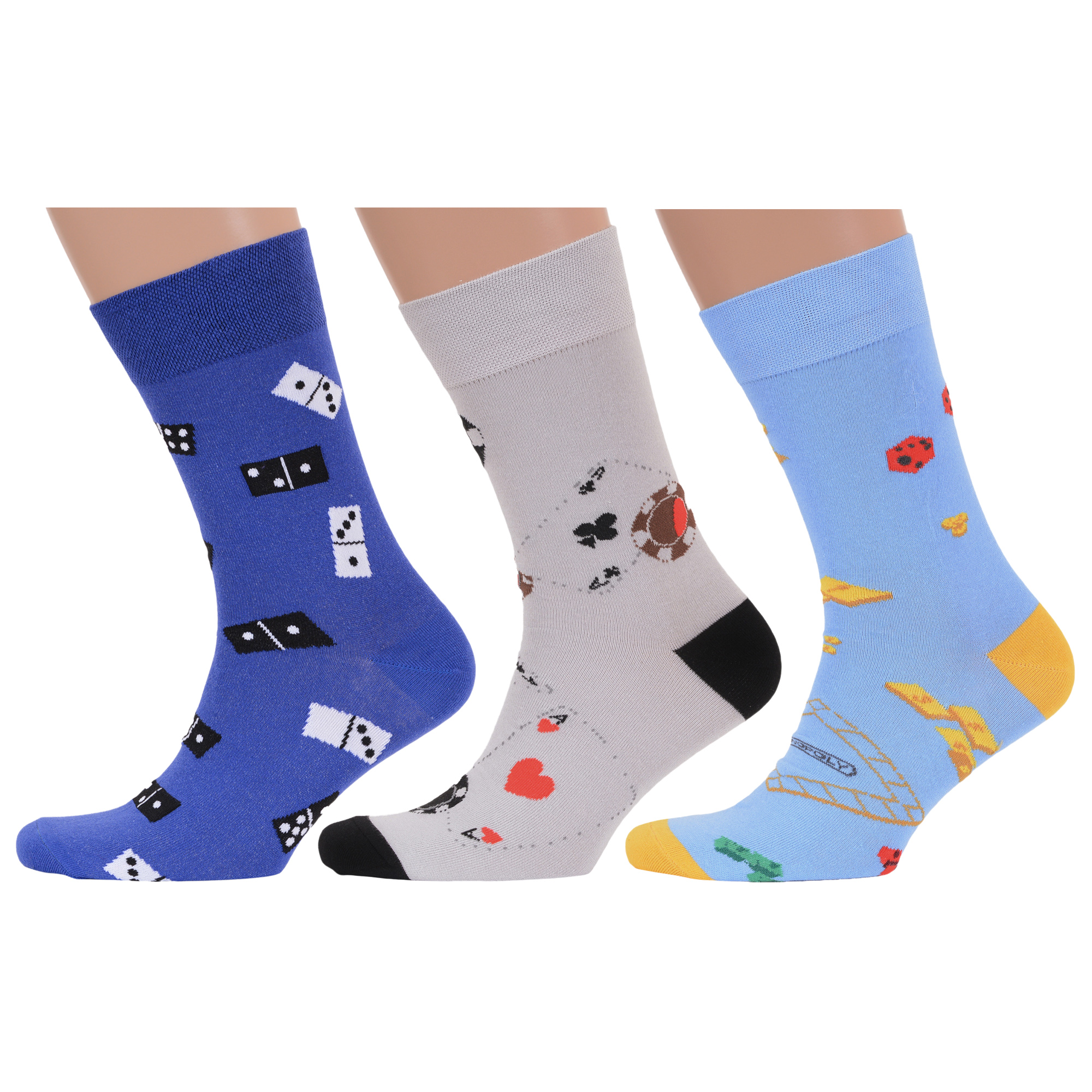 

Комплект носков мужских MoscowSocksClub msk3-М42 разноцветных 27, Синий;серый;голубой, msk3-М42