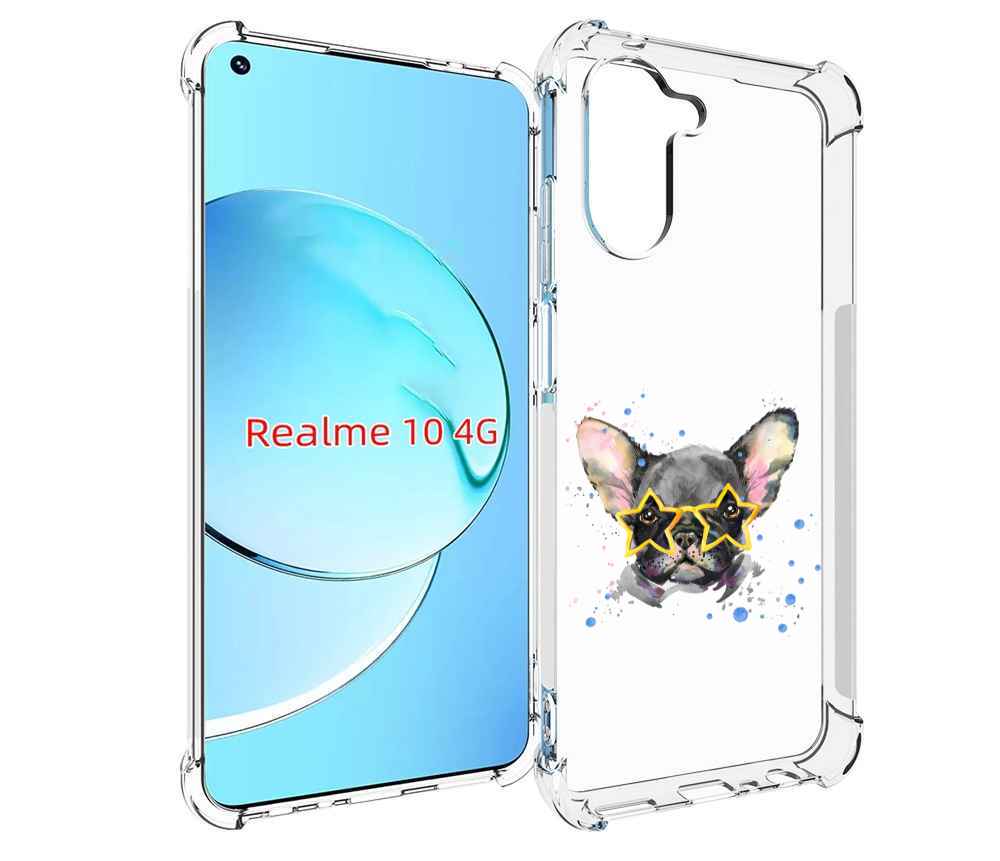 

Чехол MyPads буля в очках для Realme 10, Прозрачный, Tocco
