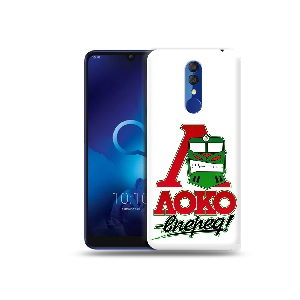 

Чехол MyPads Tocco для Alcatel 3L 5039D (2019) ФК локо вперед (PT227139.667.181), Прозрачный, Tocco