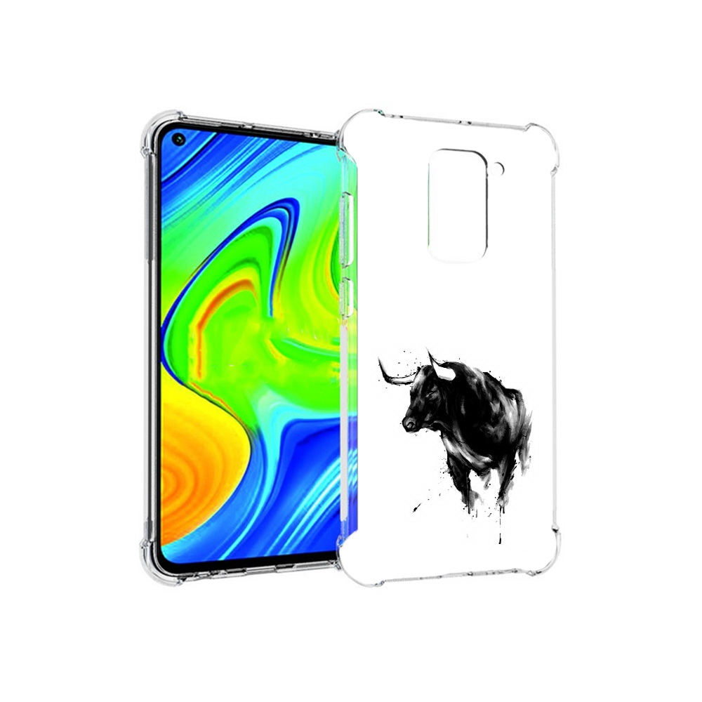 

Чехол MyPads Tocco для Xiaomi Redmi Note 9 бык (PT150805.258.254), Прозрачный, Tocco