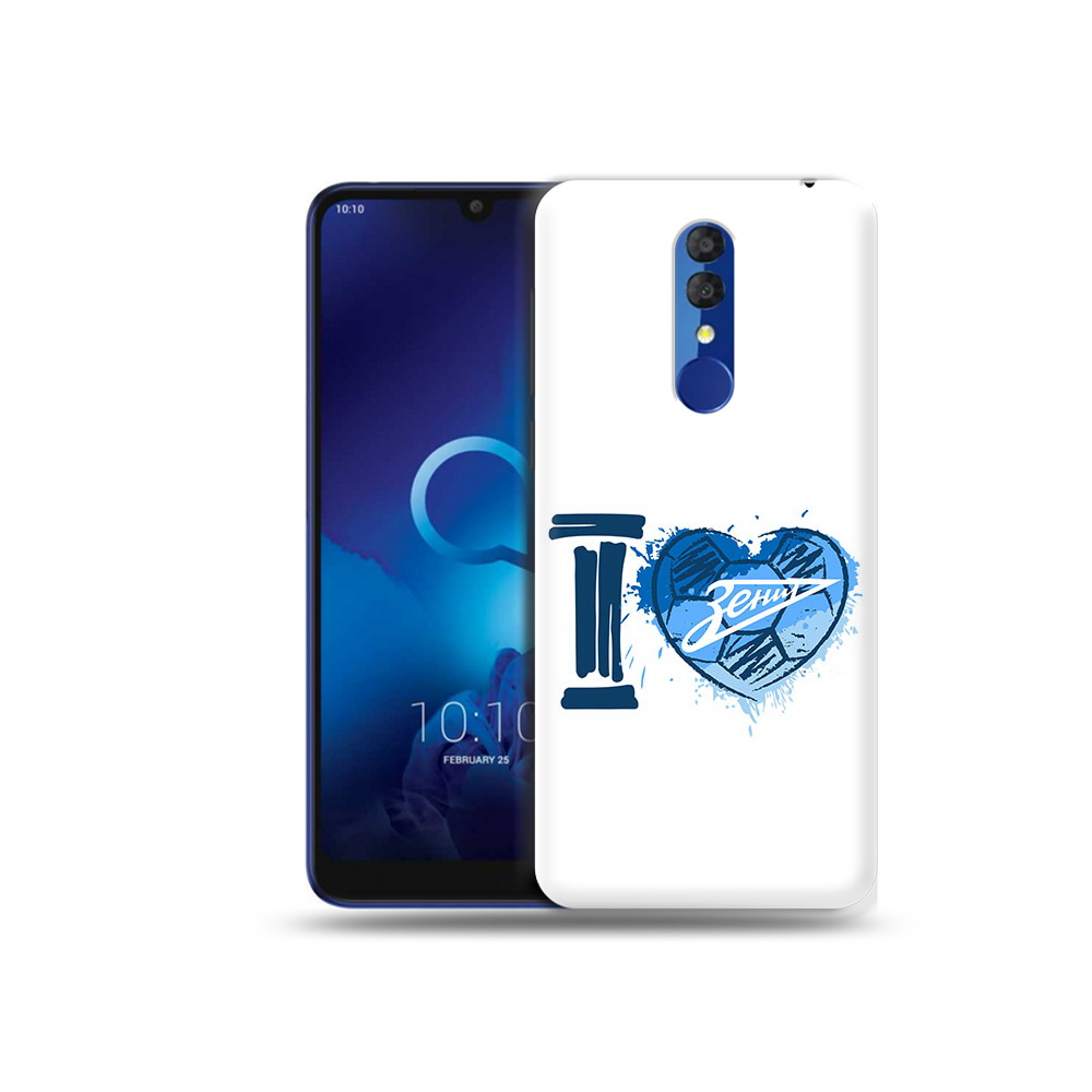 

Чехол MyPads Tocco для Alcatel 3L 5039D (2019) ФК я люблю зенит (PT227139.667.186), Прозрачный, Tocco