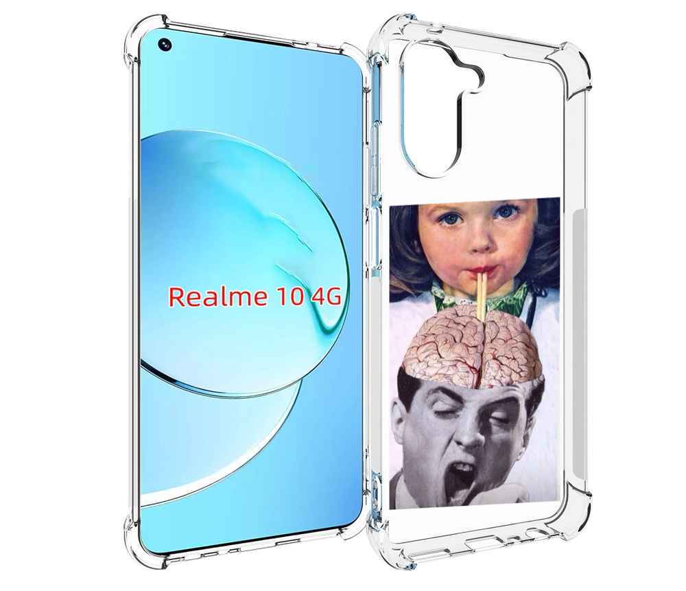 

Чехол MyPads на-здоровье для Realme 10, Прозрачный, Tocco