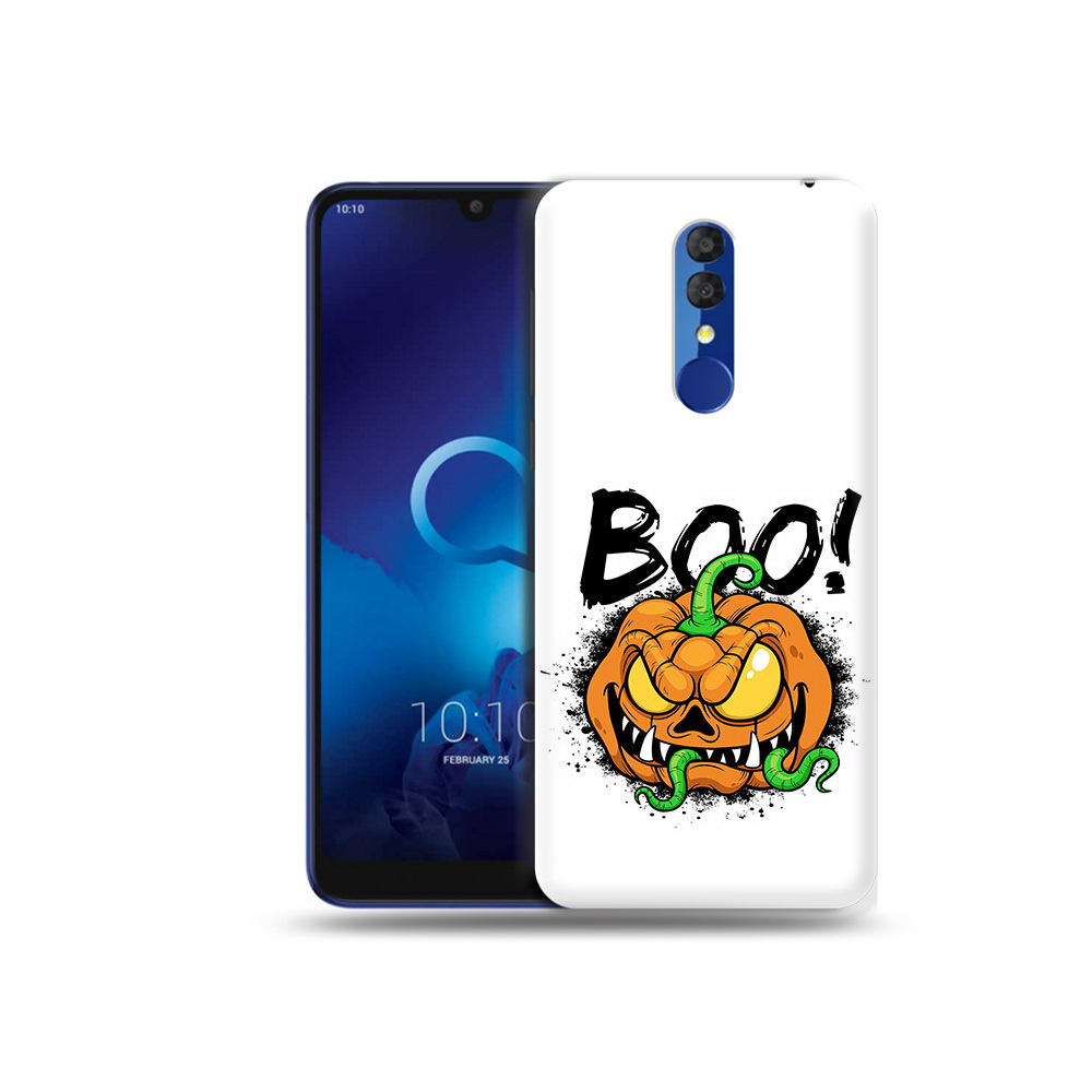 

Чехол MyPads Tocco для Alcatel 3L 5039D (2019) Хэллоуин бу (PT227139.667.193), Прозрачный, Tocco