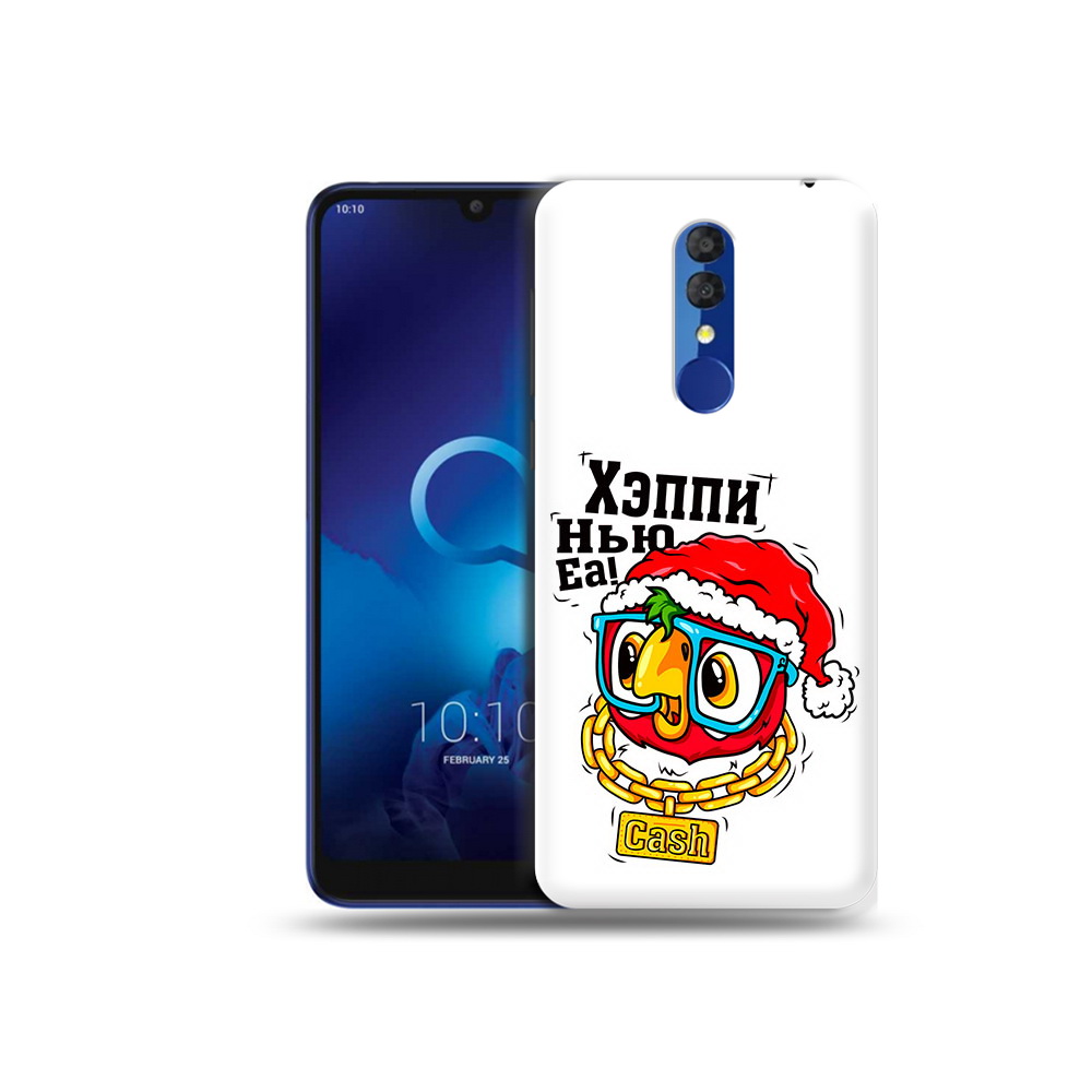 

Чехол MyPads Tocco для Alcatel 3L 5039D (2019) Хэппи нью еа (PT227139.667.196), Прозрачный, Tocco