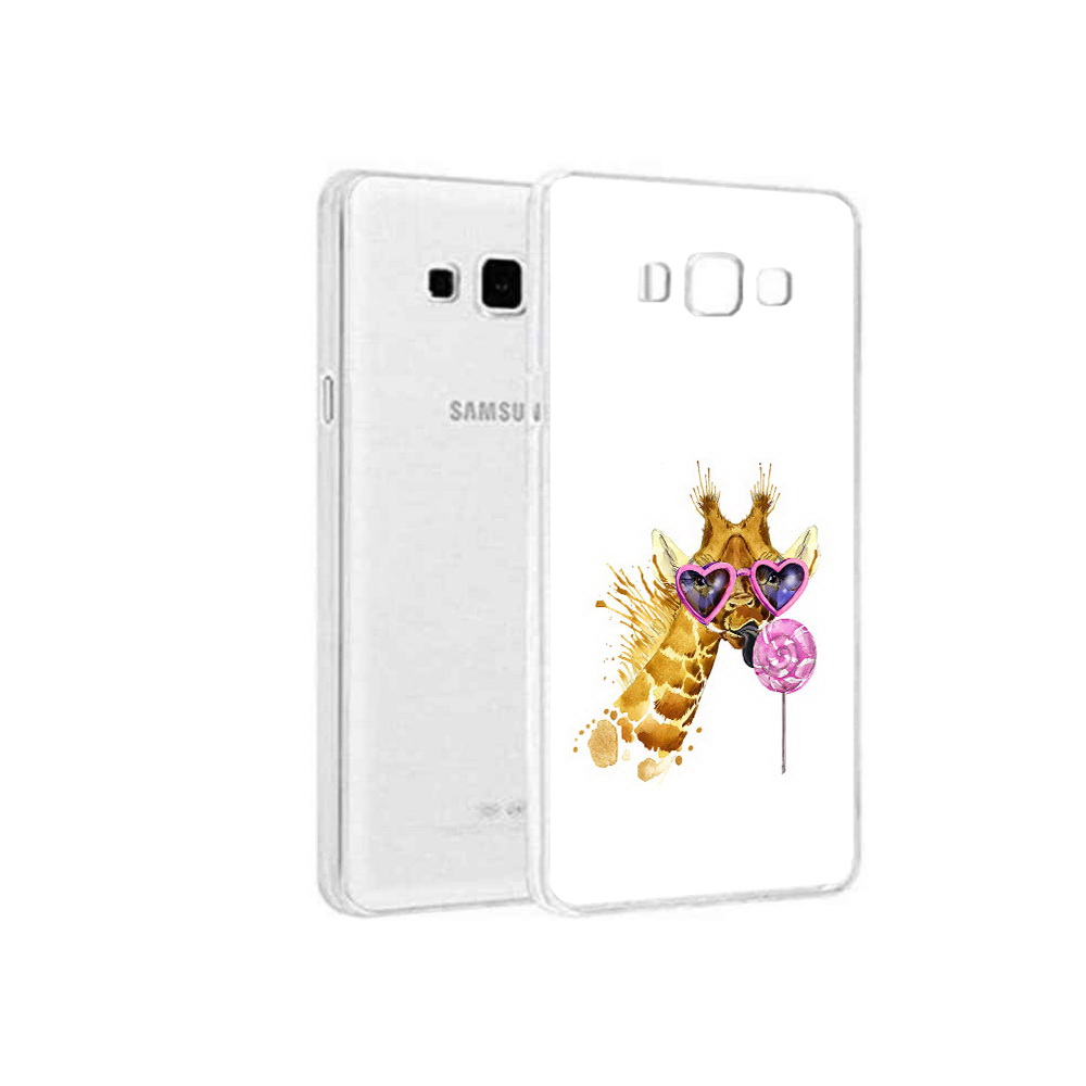 

Чехол MyPads Tocco для Samsung Galaxy A5 (2015) акварельный жираф, Прозрачный, Tocco