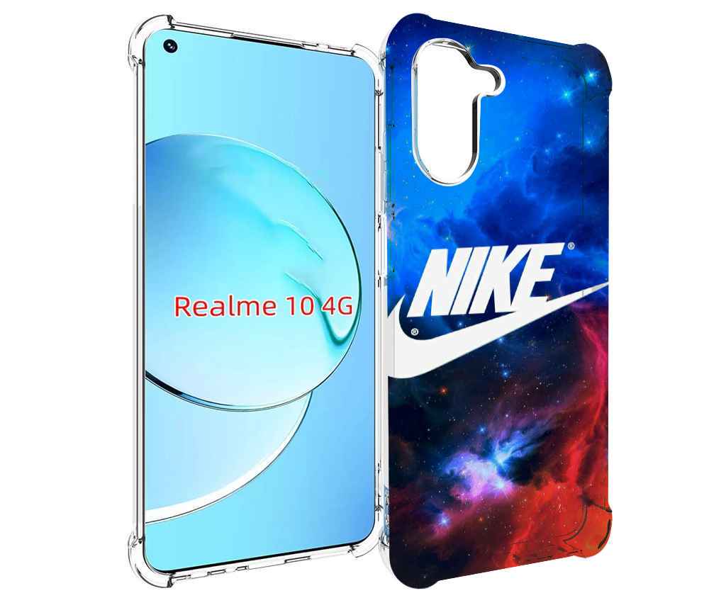 

Чехол MyPads найк в космосе для Realme 10, Прозрачный, Tocco
