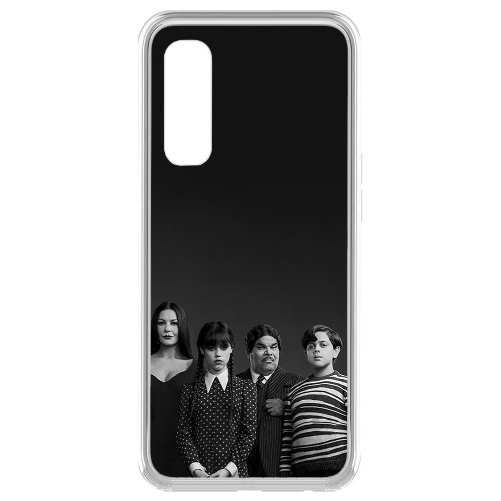 

Чехол-накладка Krutoff Clear Case Уэнсдей Аддамс - Семейка Аддамс для Realme 7