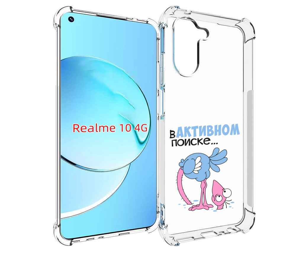 

Чехол MyPads в активном поиске для Realme 10, Прозрачный, Tocco