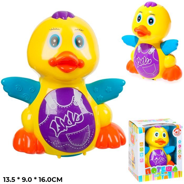 

Игрушка на батарейках 2759A-3-ZYA Потеша Утенок в коробке