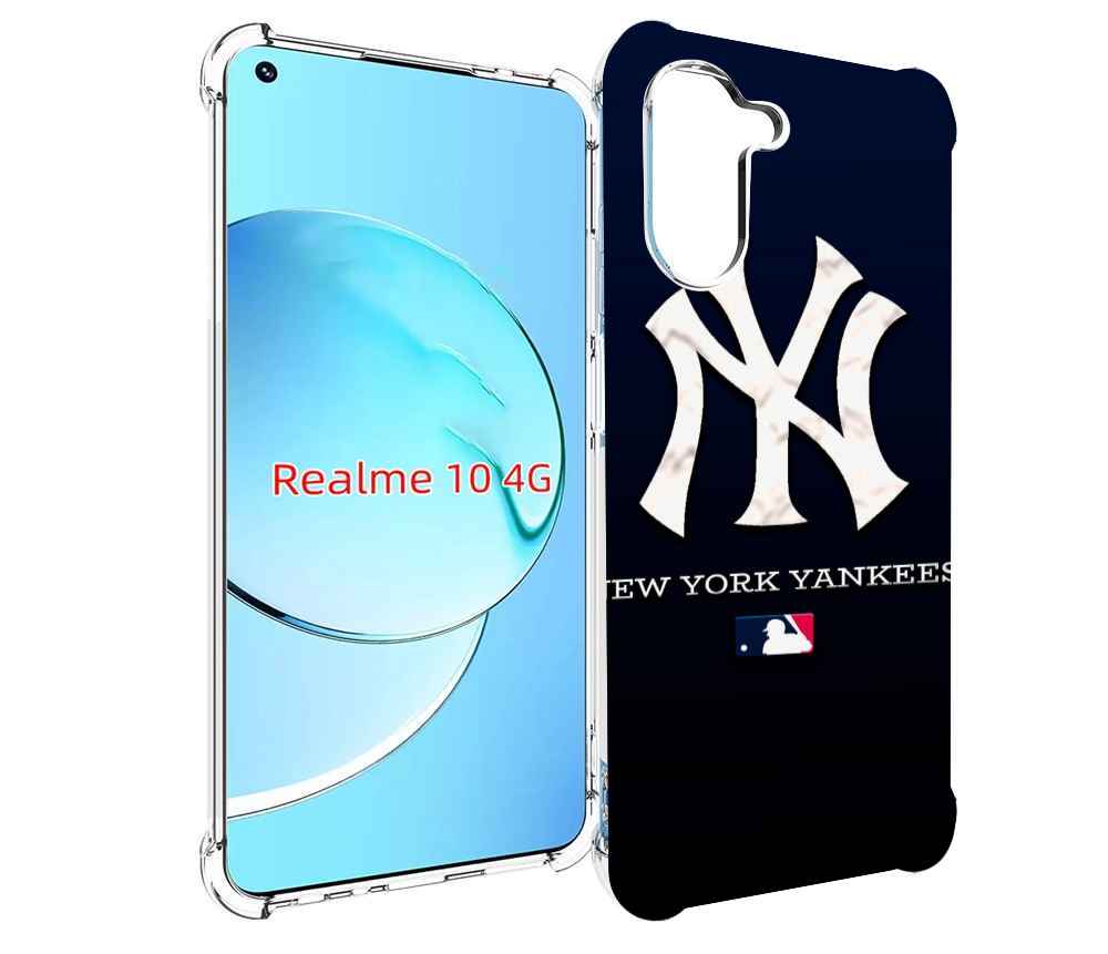 

Чехол MyPads нью оирк янкис беисбол для Realme 10, Прозрачный, Tocco