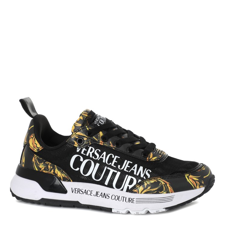 фото Кроссовки женские versace jeans couture 72va3sa3 черные 36 eu