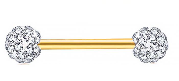 

Пирсинг унисекс 4Love4You PR-SN-059 желтый, PR-SN-059