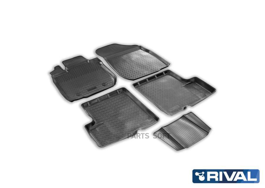 

Коврики салона Renault Logan черный полиуретан Rival 14702004