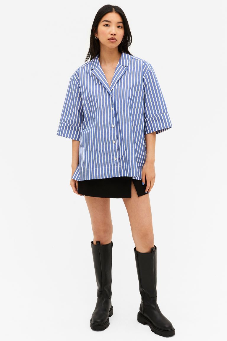 

Рубашка женская Monki 1037031012 синяя XS (доставка из-за рубежа), 1037031012