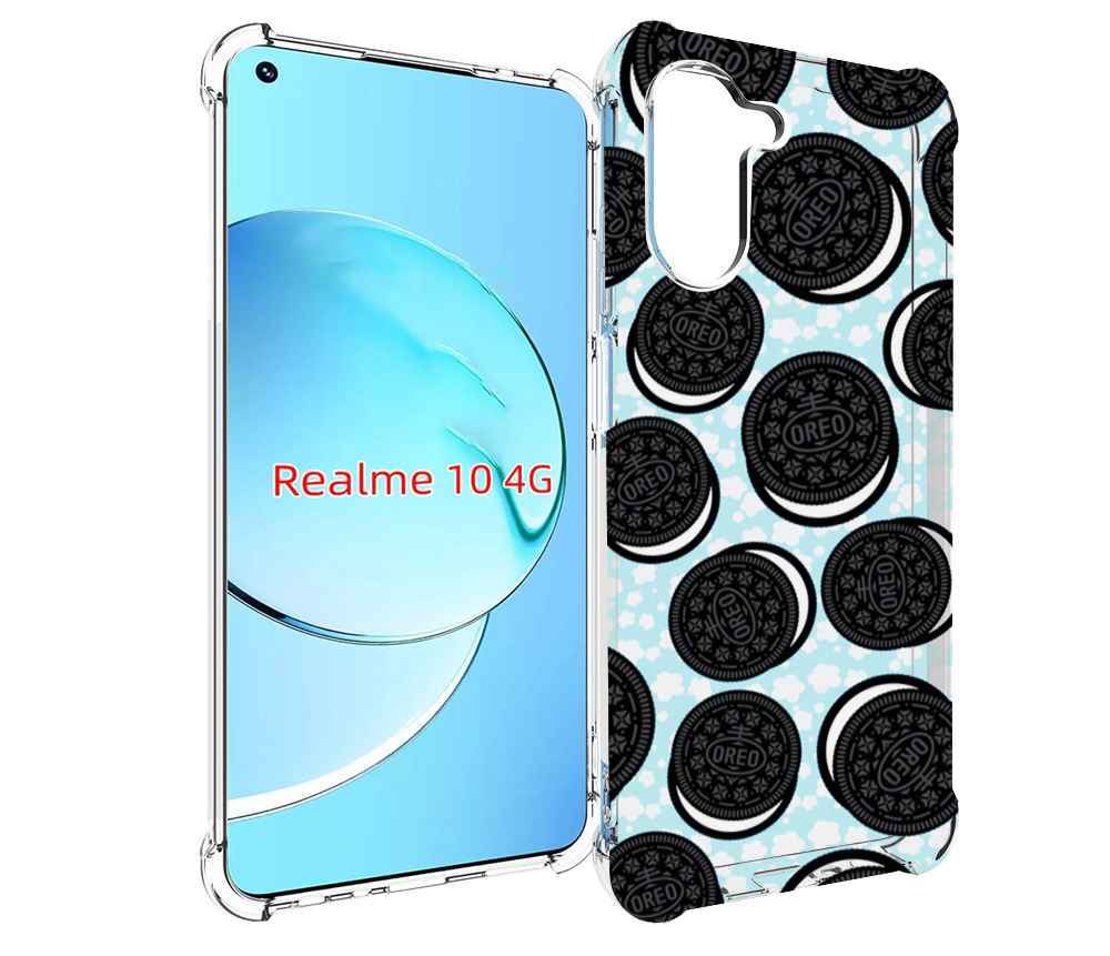 

Чехол MyPads орео печеньки для Realme 10, Прозрачный, Tocco