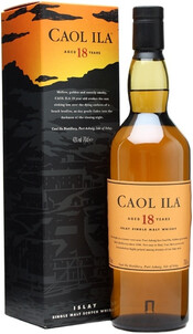 

Виски Caol Ila malt 18 Years Old в подарочной коробке 43% 0,7 л