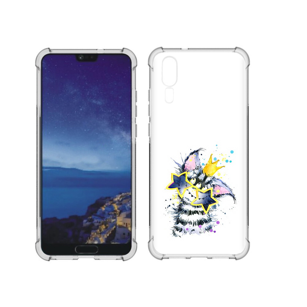 

Чехол MyPads Tocco для Huawei P20 Мартовский Нуся (PT108006.52.114), Прозрачный, Tocco