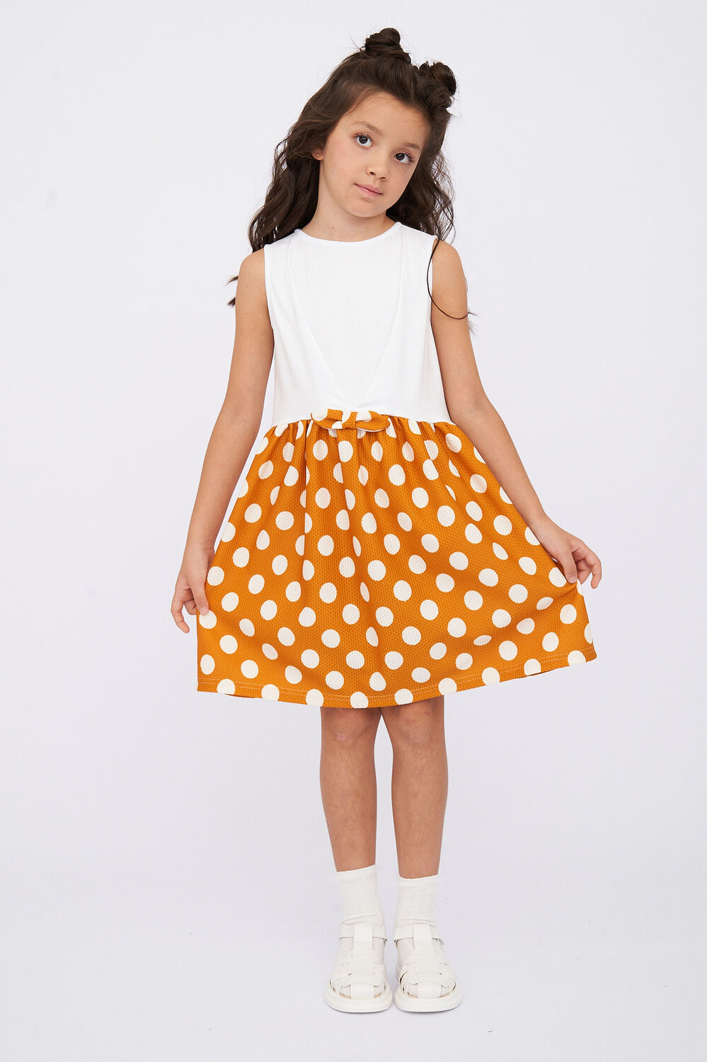 Платье детское Prime Baby PPP04502PEA54, оранжевый, 116