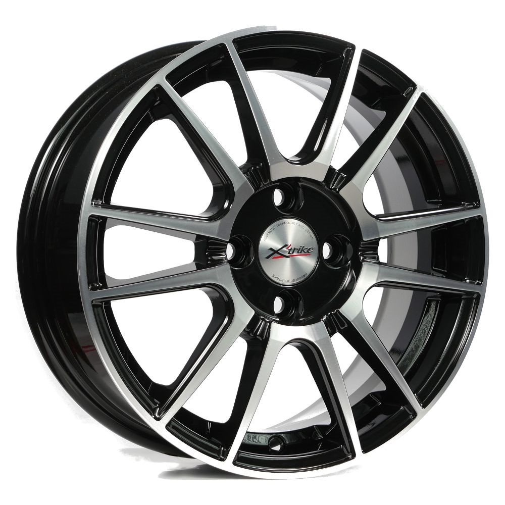 

Колесный диск X'trike X-132 (BF) 6xR15 ET46 4*100 D60.1 литой алмаз черный